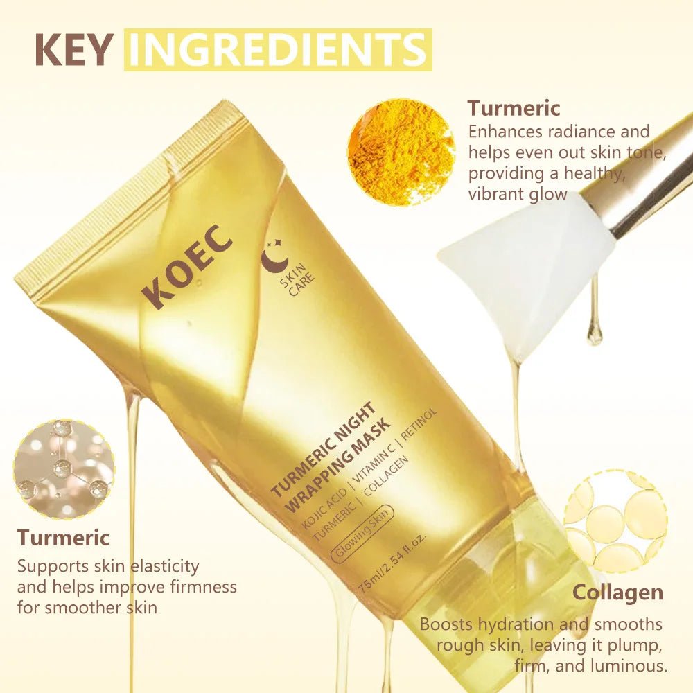 Lumi & Co × KOEC | Turmeric Overnight Peel-Off Mask — PDRN Collagen Glow Mask - Lumi & Co