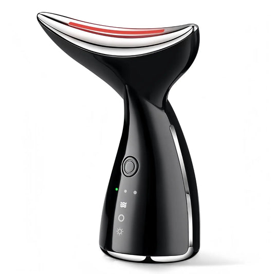 LumiNeck EMS Neck & Face Massager — 3 Modes, 3 LED Colors