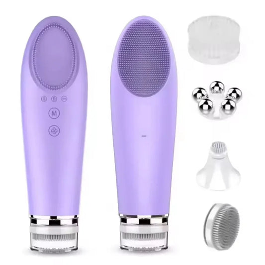Lumi & Co. | 4-in-1 Heated Facial Cleansing Massager | 56°C Sonic Glow