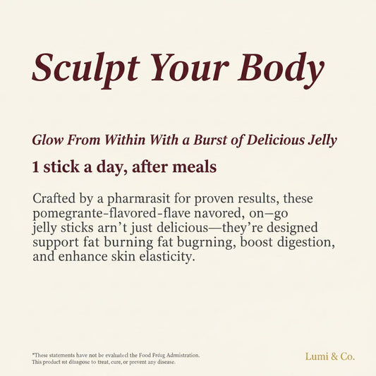 Lumi & Co | Pomegranate Garcinia Cambogia Jelly Sticks — Daily Weight Management Support - Lumi & Co