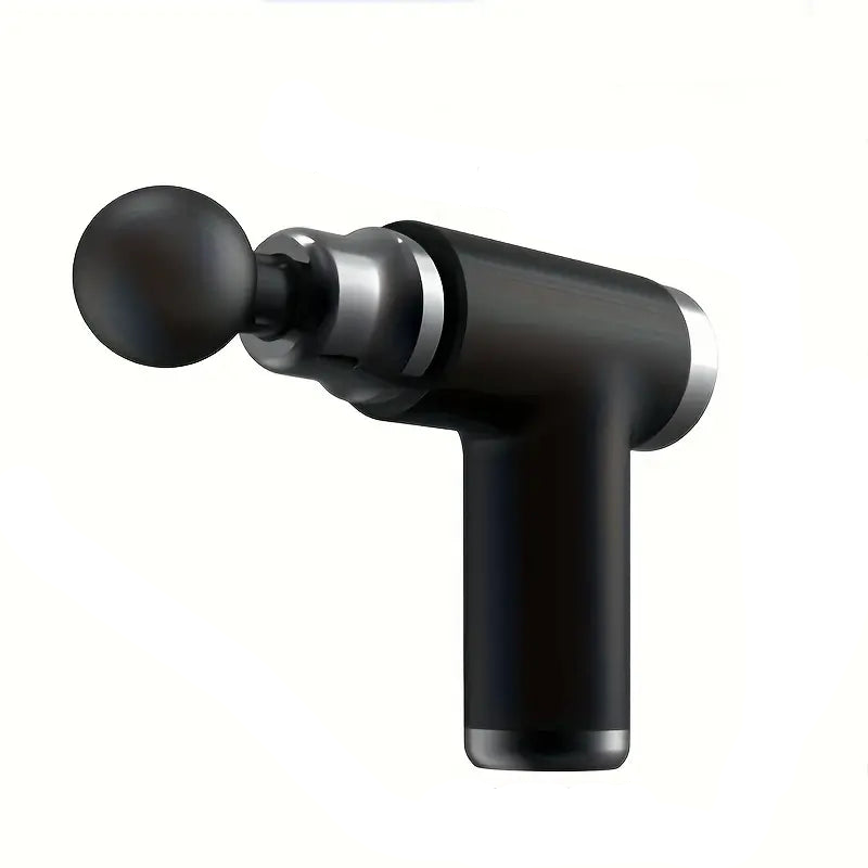 1pc Portable Mini Massage Gun - Deep Tissue Muscle Massager (Black)-0