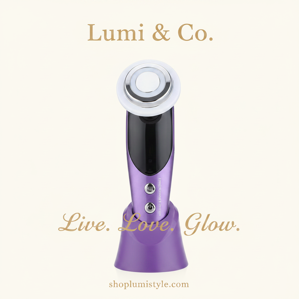 Lumi & Co | Lumi & Co. | GlowSculpt 7-in-1 EMS Microcurrent Facial Device - Professional Anti Aging Device at Home