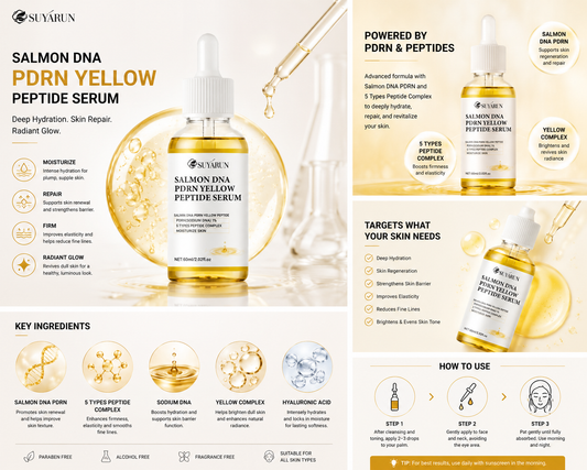 Lumi & Co. | PDRN Salmon DNA + Yellow Peptide Complex | Multi-Action Cellular Recovery Elixir