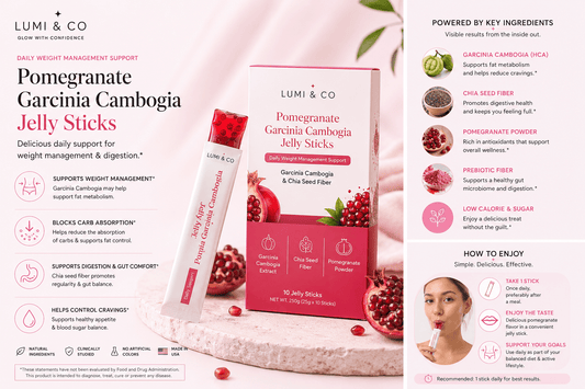 Lumi & Co | Pomegranate Garcinia Cambogia Jelly Sticks — Daily Weight Management Support - Lumi & Co