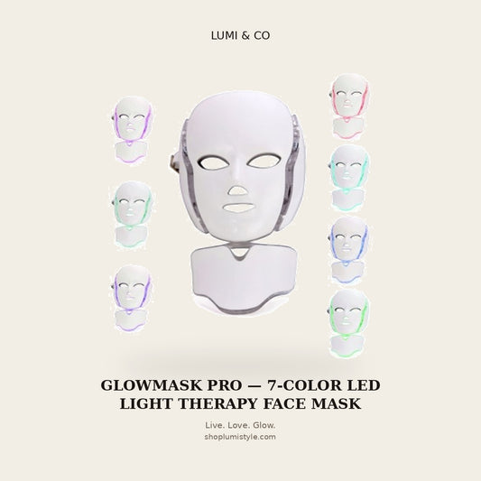 Lumi & Co | GlowMask Pro — 7-Color LED Light Therapy Face Mask