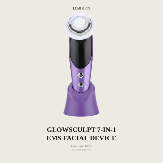 Lumi & Co. | GlowSculpt 7-in-1 EMS Microcurrent Facial Device