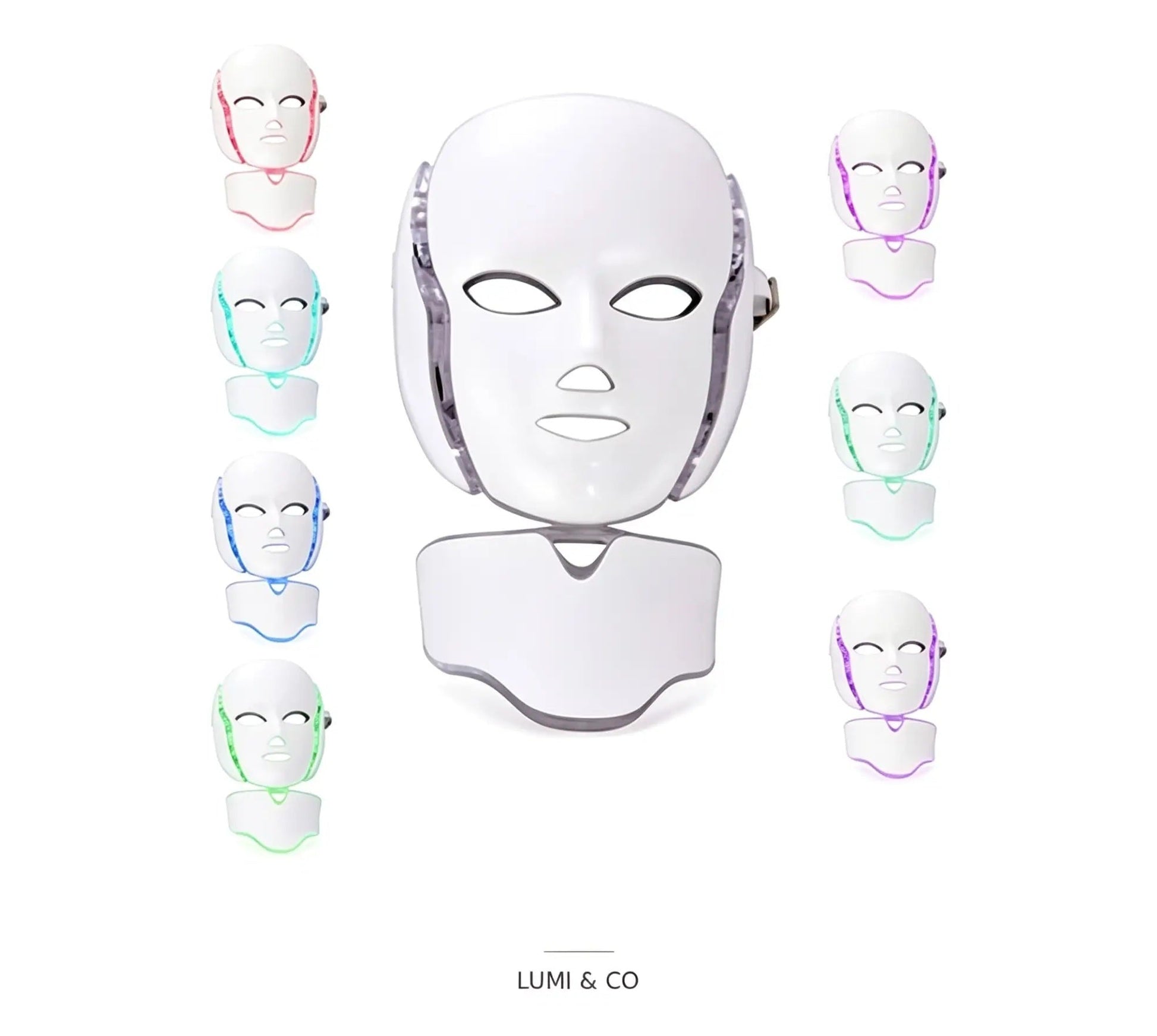 Lumi & Co. | LED Light Therapy Face Mask – 7 Colour Skin Rejuvenation - Lumi & Co