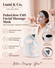 PulseGlow EMS Facial Massage Mask — Soft Silicone with Remote