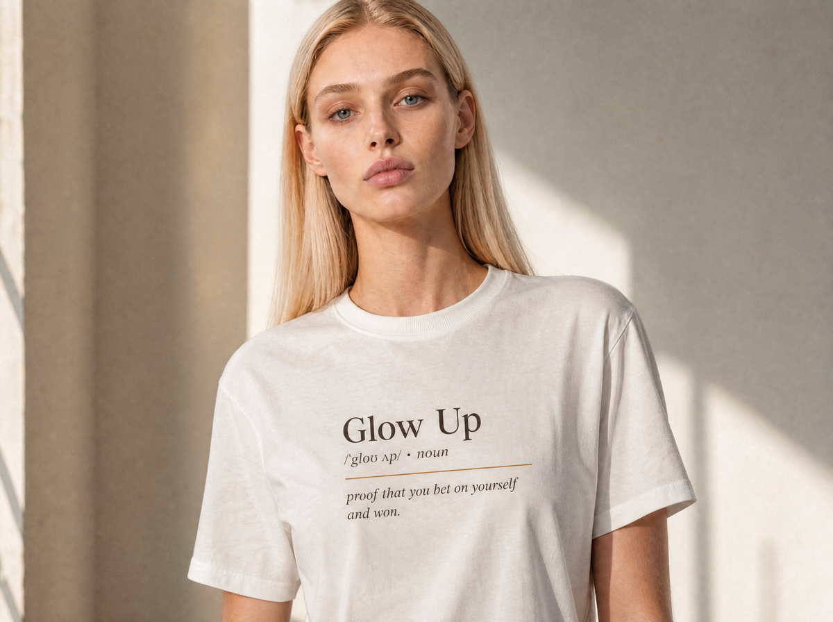 Lumi & Co | Glow Up Unisex Jersey Short Sleeve Tee - Professional Anti Aging Device at Home