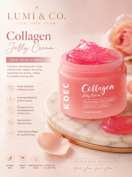 Lumi & Co × KOEC | Collagen Jelly Cream — Glass Skin Niacinamide Moisturiser - Lumi & Co