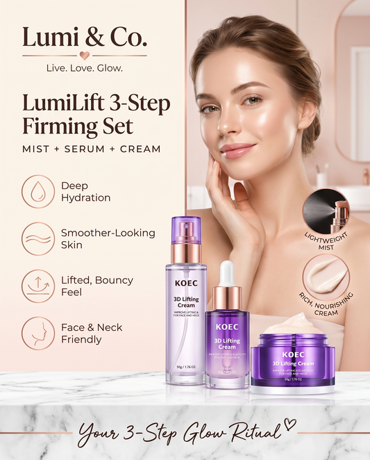 LumiLift 3-Step Firming Skincare Set — Mist, Serum & Cream