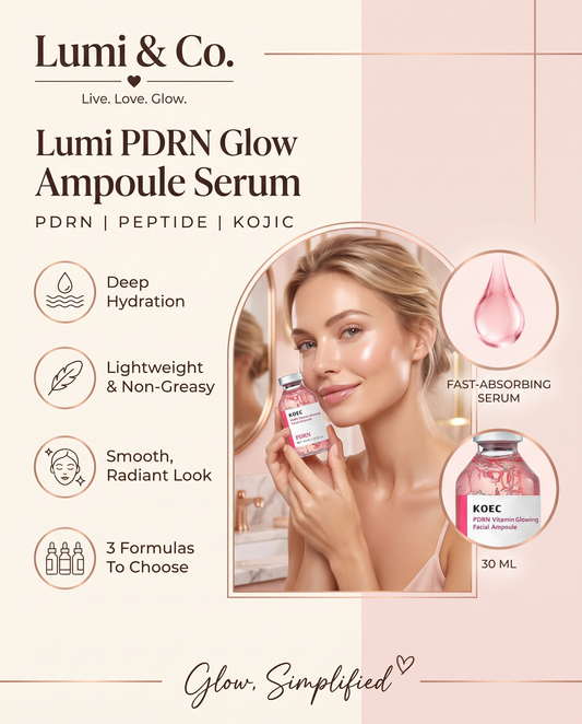Lumi PDRN Glow Ampoule Serum — Hydrating & Renewing