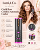 CurlGlow Cordless Automatic Hair Curler — Rotating Ceramic Curling Iron