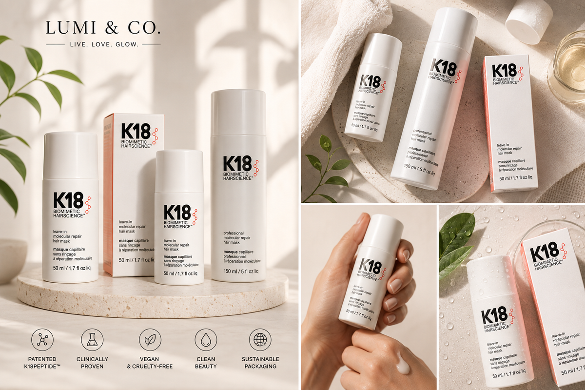 Lumi & Co | Lumi & Co | K18 Biomimetic Hair Care Collection - Professional Anti Aging Device at Home